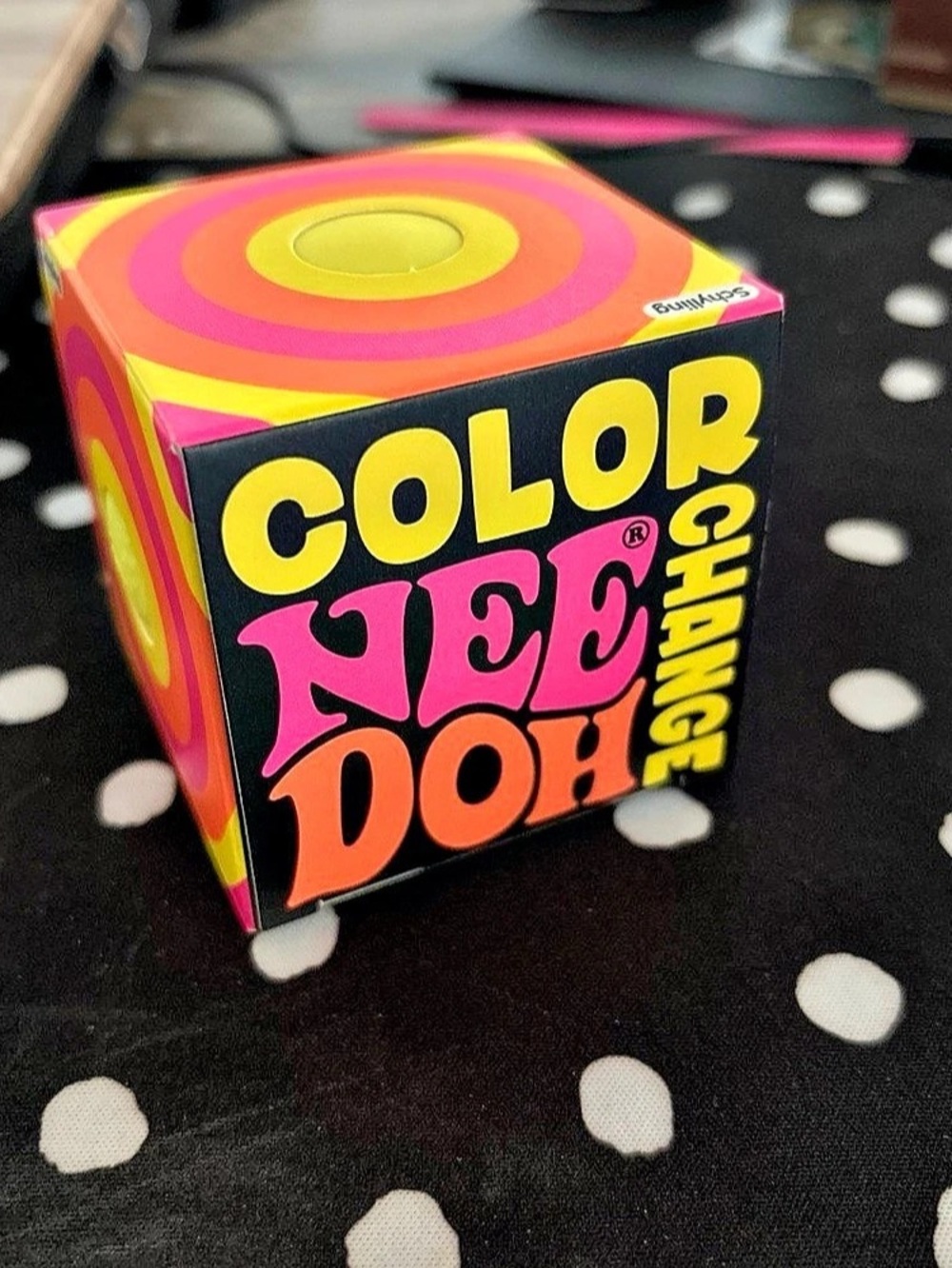 Schylling Color Change NeeDoh Fidget Toy Yellow
